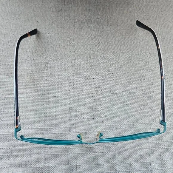 Vera Bradley Women Eyeglasses Frame Brown/Turquoise SANTIAGO Glasses SHARON - Picture 12 of 12